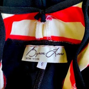 One of a kind halter dress with a fishtail flair.